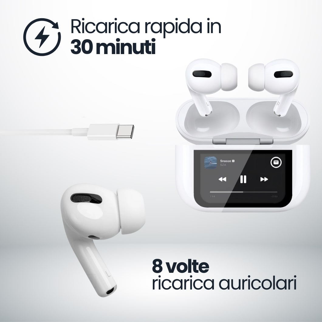 Earbuds PRO - Cuffiette auricolari Touchscreen