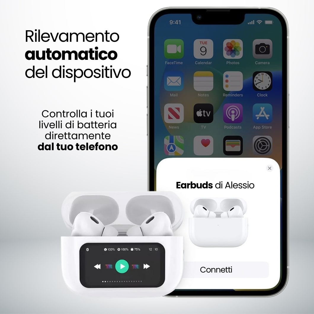 Earbuds PRO - Cuffiette auricolari Touchscreen